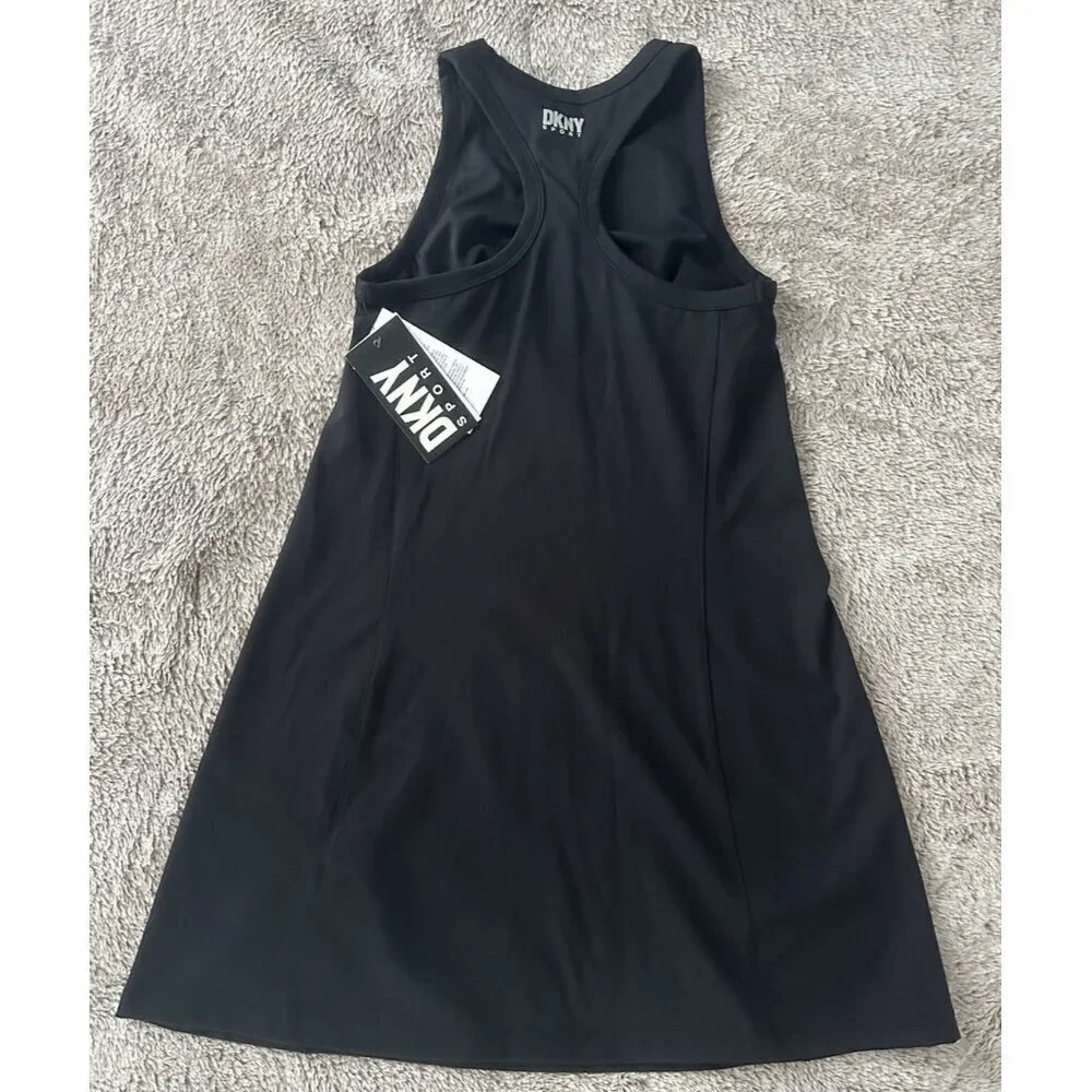 Dkny Sport Women's Regular Fit Racerback Sleeveless Tennis Dress New - Picture 10 of 16